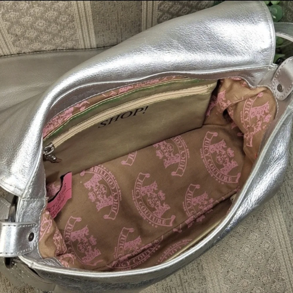 Juicy Couture Y2K Silver Hobo Bag